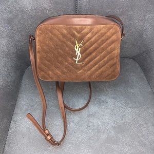 Saint Laurent Suede Shoulder Bag